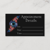 眼科医 | 眼科検査 | オプトメトリストビジネスカード 名刺 (裏面)