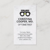 眼科医 | 眼科検査 | 検眼医 名刺 (正面)