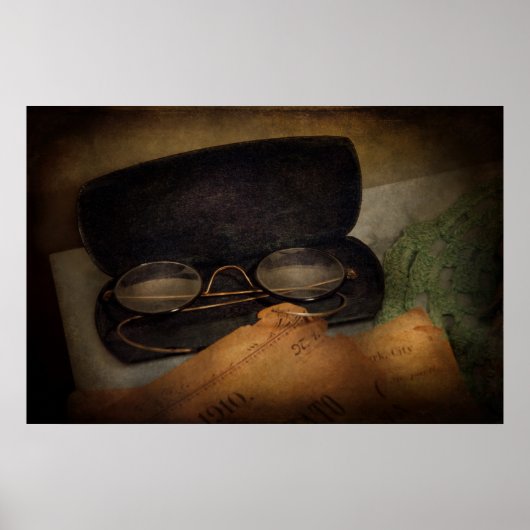 眼科医 – 眼鏡読型 ポスター (正面)