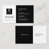 眼科医 | optican 名刺 (正面/裏面)