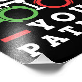 眼科医You患者の眼科おもしろい医 フォトプリント (角)