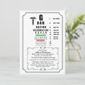 眼科卒業招待状 招待状 (スタンド正面)