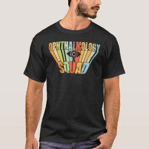 眼科引用文眼科スクワッド保護イー Tシャツ