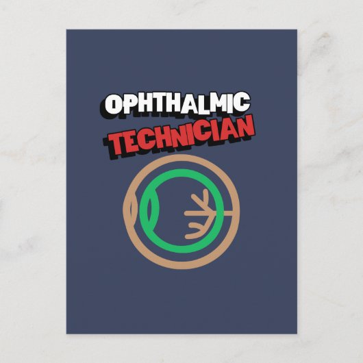眼科技師眼科 ポストカード (正面)