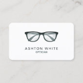 眼科検眼医カスタムQR 名刺 (正面)