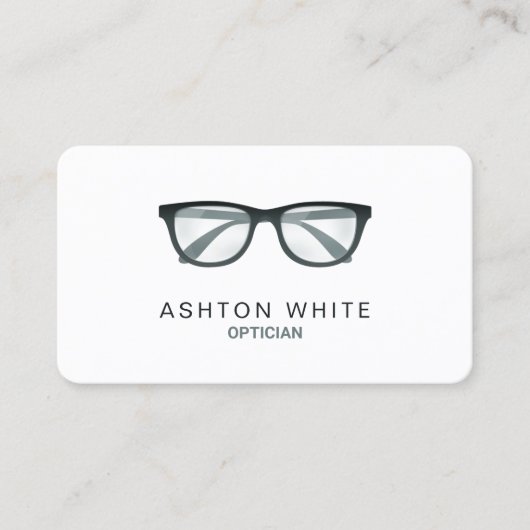 眼科検眼医カスタムQR 名刺 (正面)