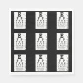 眼科検眼医 スタンダードランチョンナプキン (正面)