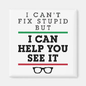 眼科検眼士,愚か者を見る マグネット (正面)