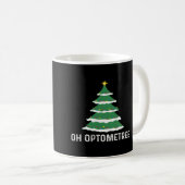眼科検眼用ギフトOh Optometree Xma コーヒーマグカップ (正面右)