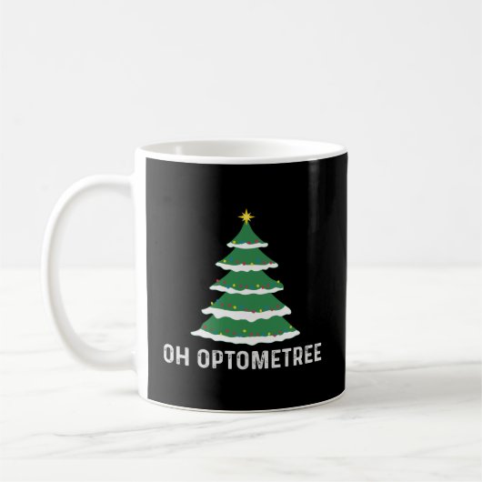 眼科検眼用ギフトOh Optometree Xma コーヒーマグカップ (左)