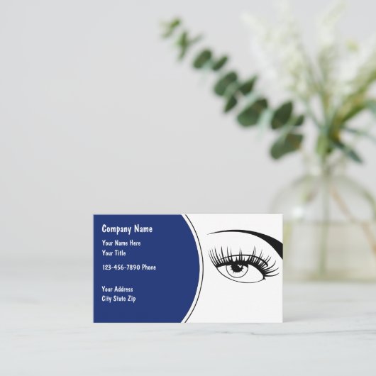 眼科用医療用光学名刺 名刺 (スタンド正面)