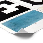 眼科用多文化眼検査図1907 ポスター (角)