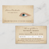 眼科用眼科アポイントメントクラシックイラストレーション 予約カード (正面/裏面)