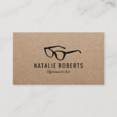 眼科用眼科メガネオプティシアンクラフト 名刺 (正面)