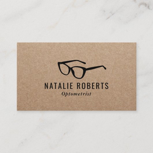 眼科用眼科メガネオプティシアンクラフト 名刺 (正面)
