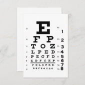 眼科用眼科医カード 招待状 (正面/裏面)