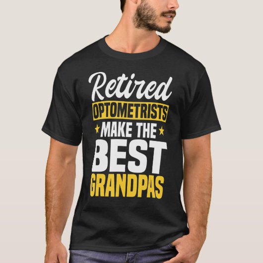眼科用眼科退職した医オプトメトリーRet Tシャツ (正面)