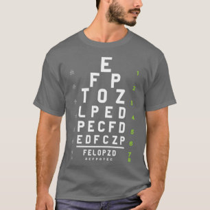 眼科眼科おもしろい眼光学顕微鏡 Tシャツ