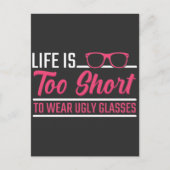 眼科眼科医の醜い眼鏡検眼器 ポストカード (正面)