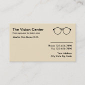 眼科視力気に 紹介カード (正面)