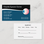 眼科診療所アポイントメント及び眼科医 名刺 (正面/裏面)