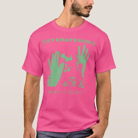 眼血貧血ロボット Tシャツ (正面)