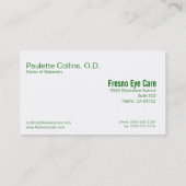 眼表オプトリスト名刺 名刺 (裏面)