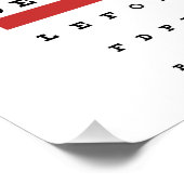 眼視力スネレン図眼科 ポスター (コーナー)