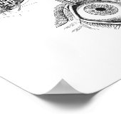 眼解剖学ポスター ポスター (角)