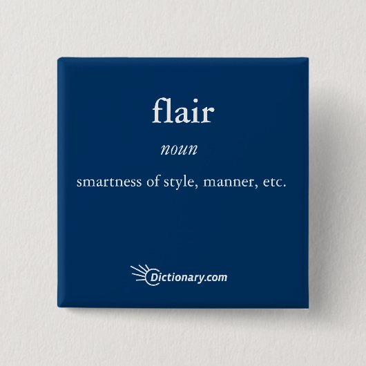 眼識Pin 缶バッジ (正面)