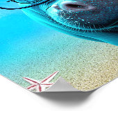 眼鏡おもしろい付きヒッポタマス動物園 ポスター (角)