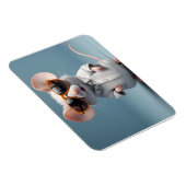 眼鏡おもしろい付きマウス マグネット (右側)