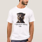 眼鏡が私の特徴的な顔だ Tシャツ (正面)