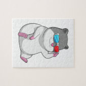 眼鏡つきハムスター ジグソーパズル (横)