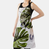 眼鏡に掛けた白ワイン エプロン (インサイチュ)