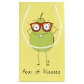 眼鏡のカスタム梨のショッピングバッグアイドクター スモールペーパーバッグ (裏面)