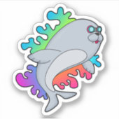 眼鏡のシール シール (正面)