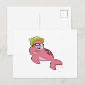 眼鏡のシール.PNG ポストカード (正面/裏面)