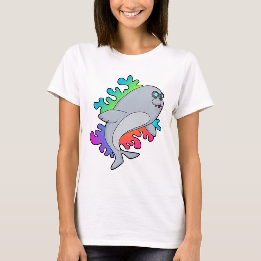 眼鏡のシール Tシャツ (正面)