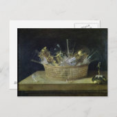 眼鏡のバスケットを持つ静物人生, 1644 ポストカード (正面/裏面)