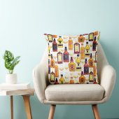 眼鏡の付いたウィスキーボトル クッション (椅子)