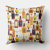 眼鏡の付いたウィスキーボトル クッション (裏面)