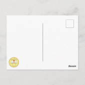 眼鏡の梨かわいいはがきおもしろいと ポストカード (裏面)
