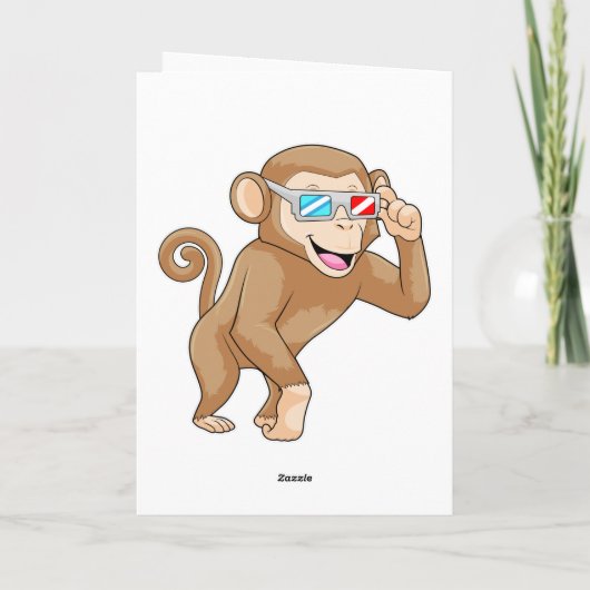 眼鏡の猿 カード (裏面)