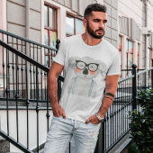 眼鏡のTシャツを着たかわいいコアラ Tシャツ