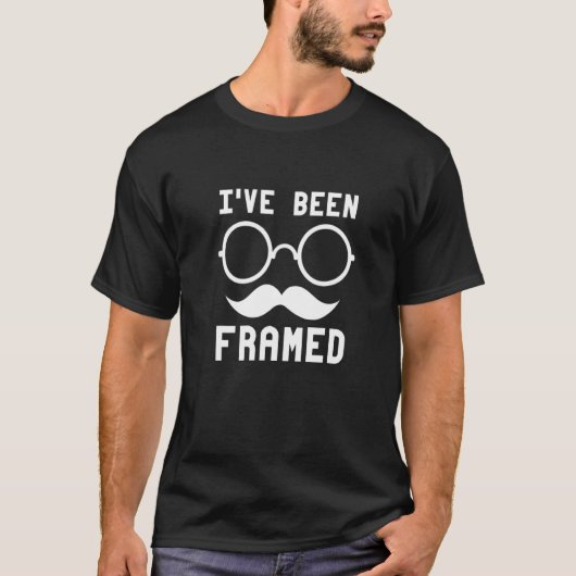 眼鏡ひげ目 Tシャツ (正面)