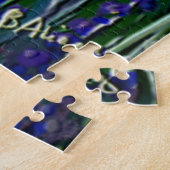 眼鏡をかけたかわいいラマのアート。アート ジグソーパズル (側面)