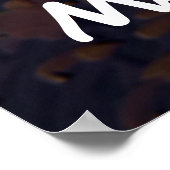 眼鏡をかけたかわいいラマのアート。アート ポスター (角)