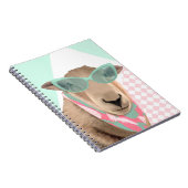 眼鏡をかけたかわいい羊 ノートブック (右側)