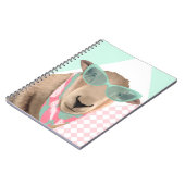 眼鏡をかけたかわいい羊 ノートブック (左側)